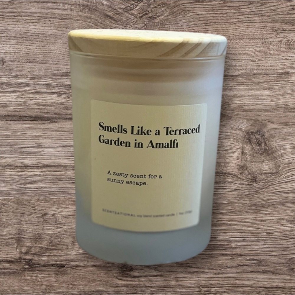 Scentsational  Candle with Wooden Lid